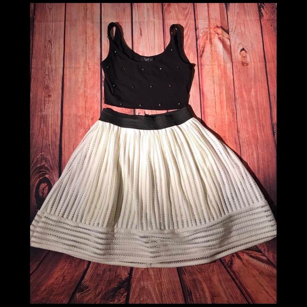 White skirt